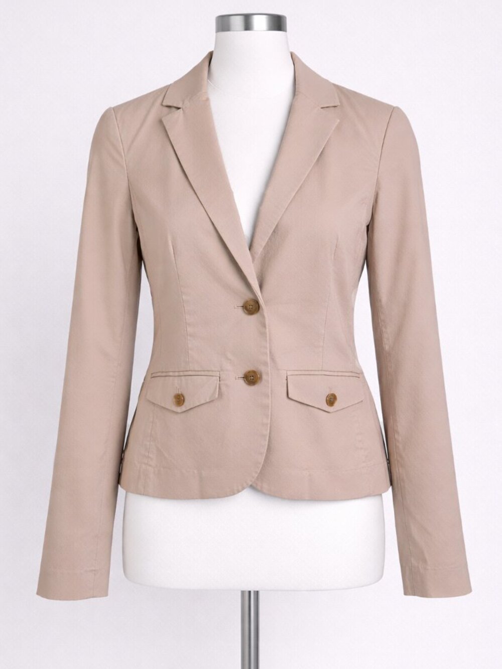 Eddie Bauer Beige Blazer Jacket